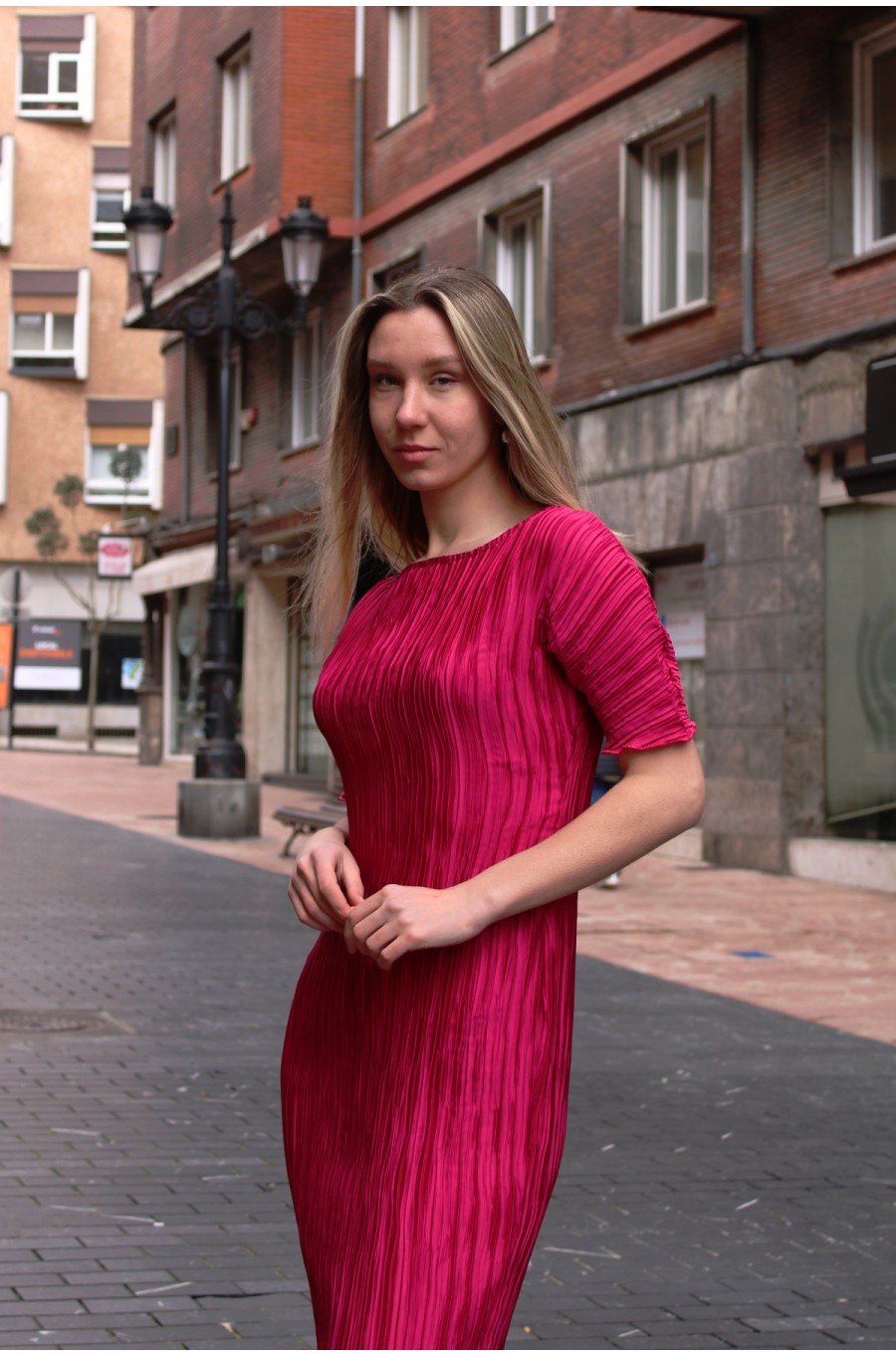 VESTIDO DELPHOS BUGAMBILLA
