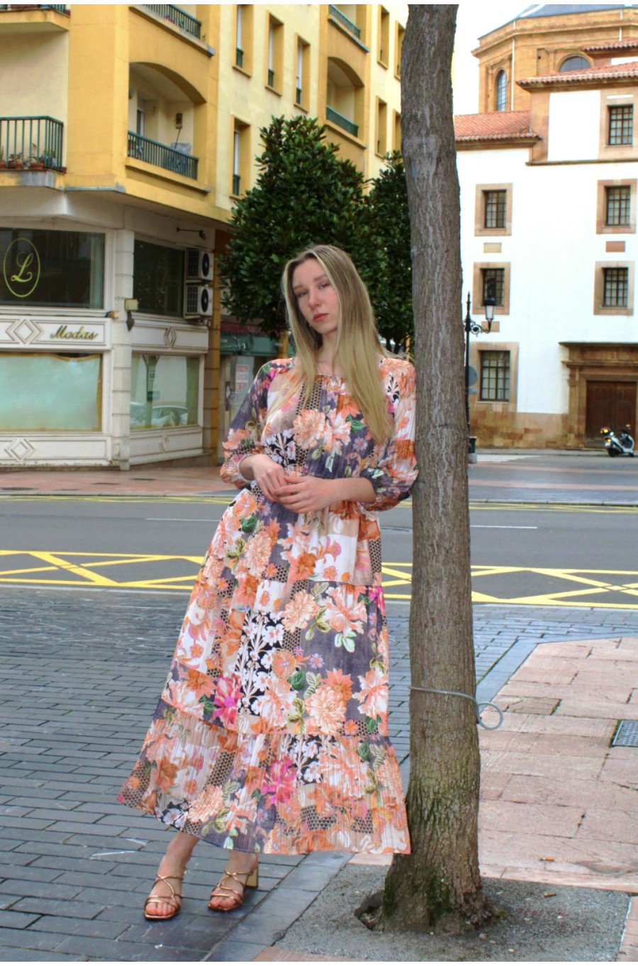 VESTIDO MANGA RANGLAN...