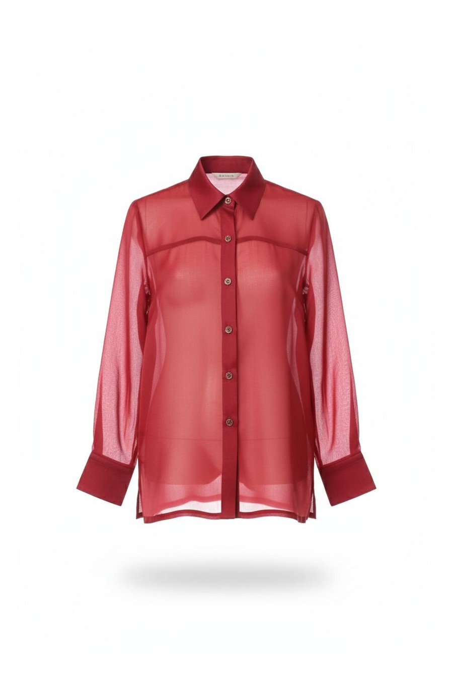 Camisa Organza Granate con...