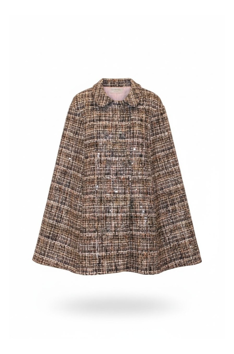 Capa Tweed Pailletes