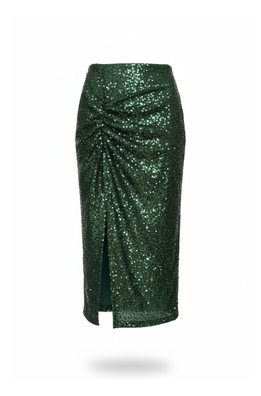Falda Drapeada Lentejuelas...