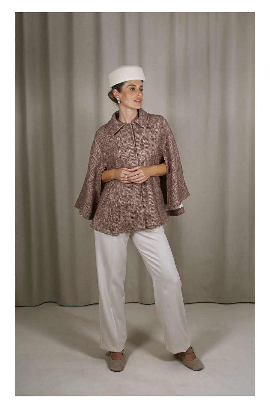 PANTALÓN TRAJE CRUDO