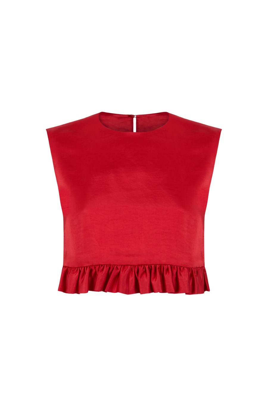 Top Corto Volante Rojo Hathor