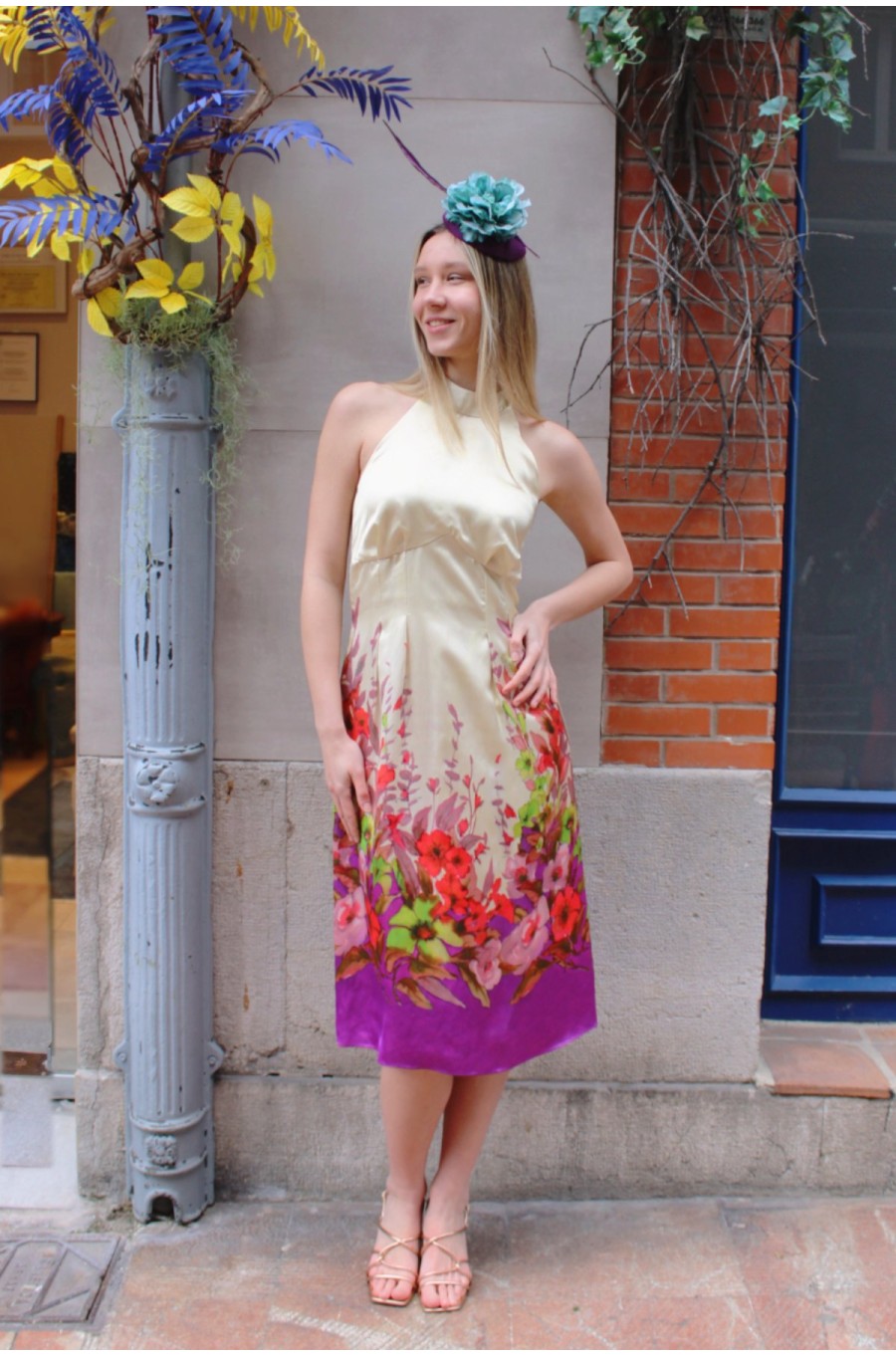 VESTIDO HALTER AURORA